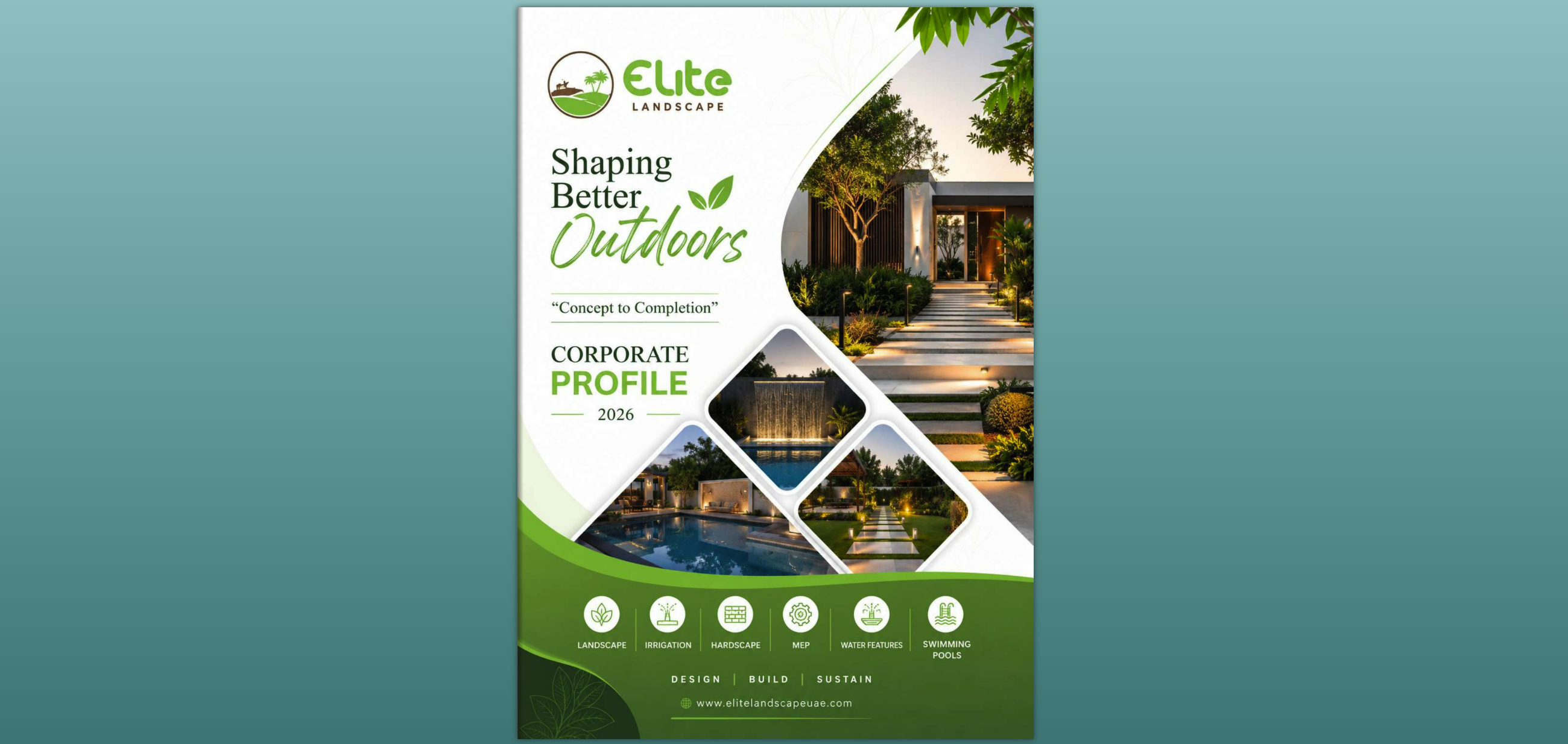Elite Landscape Brochure Cover